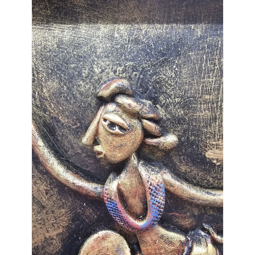 Handcrafted‎ Artwork From India Woman Dancing  Dancer Ballet Ballerina Cultural - Picture 3 of 6